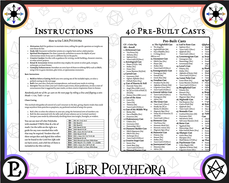 Screenshot 6 for Liber Polyhedra ~ Esoteric Dice Divination