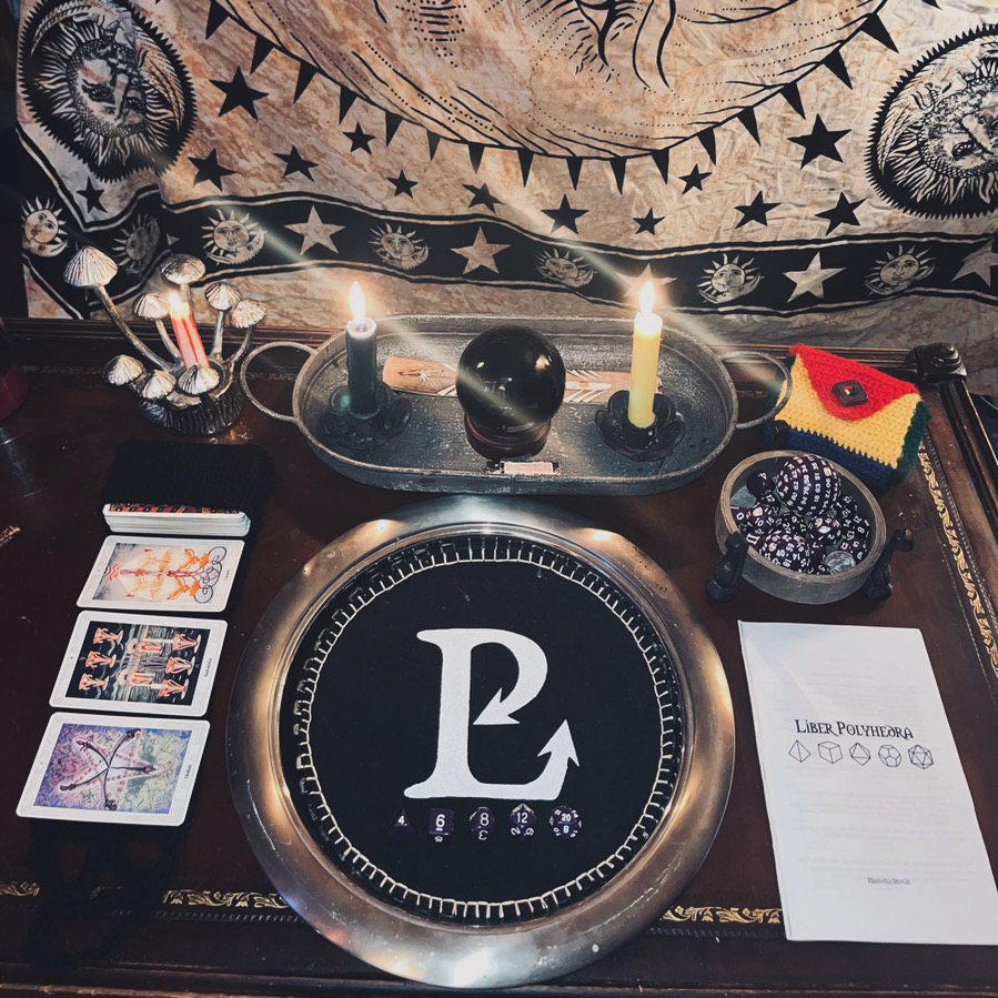 Screenshot 2 for Liber Polyhedra ~ Esoteric Dice Divination