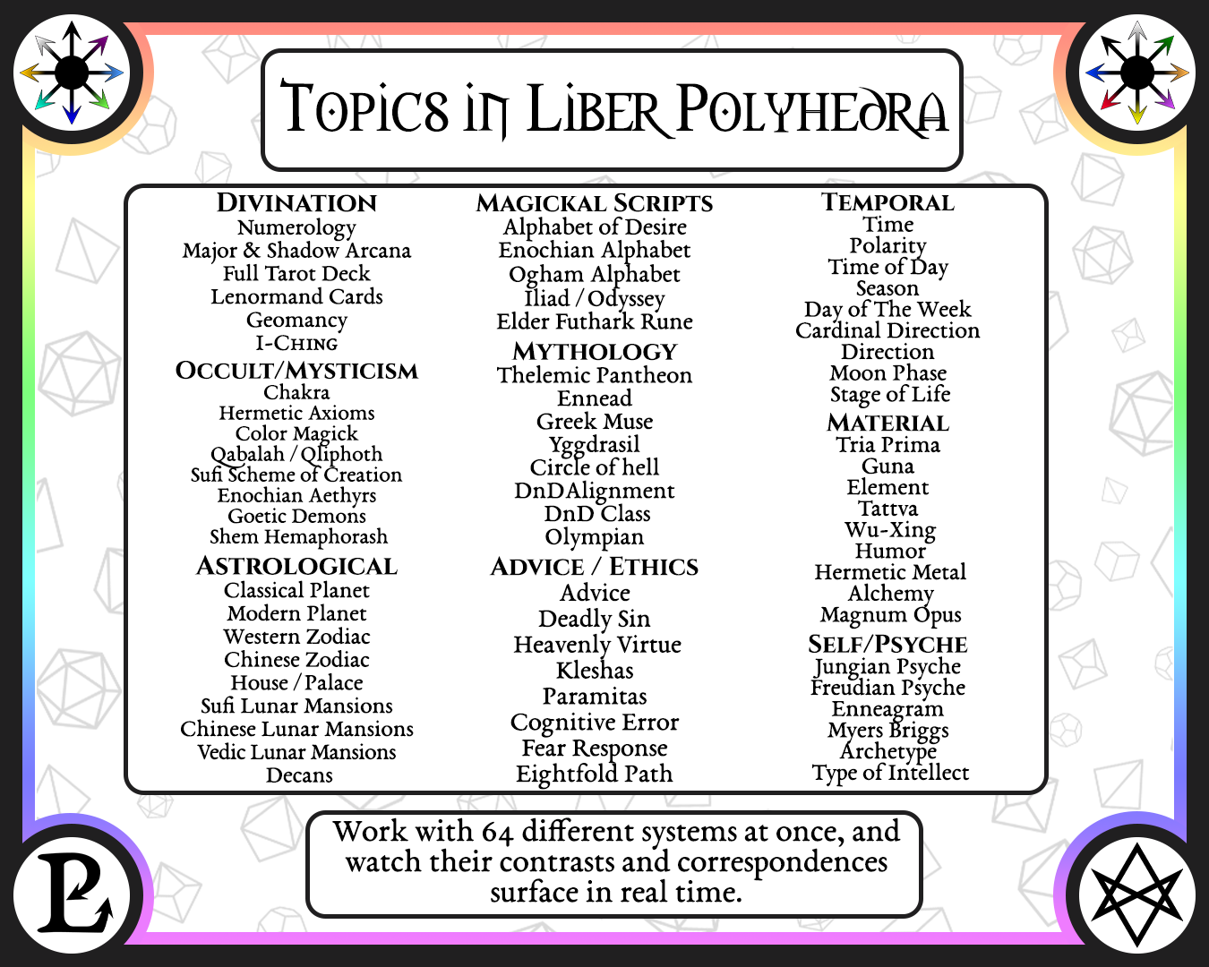 Screenshot 3 for Liber Polyhedra ~ Esoteric Dice Divination