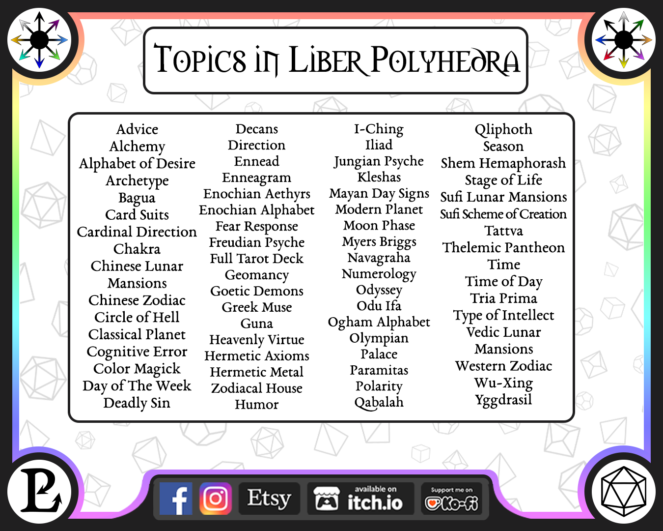 Screenshot 3 for Liber Polyhedra ~ Esoteric Dice Divination