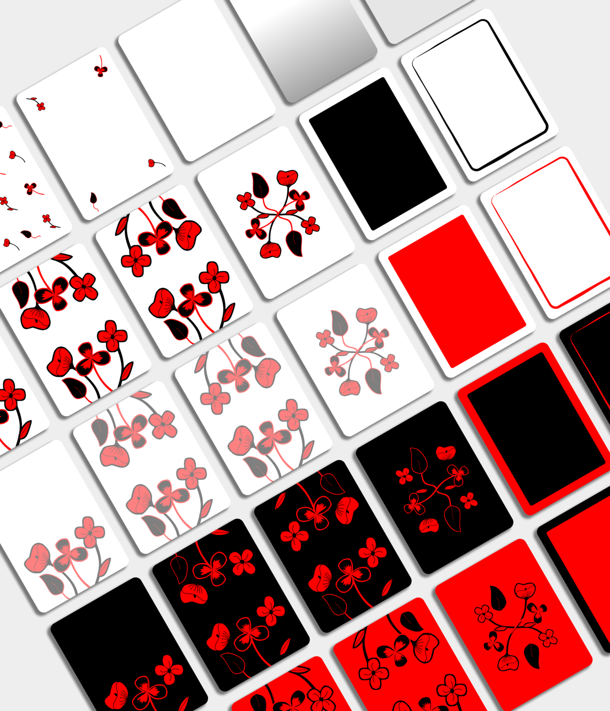 Flower Playing Cards by ZGameStudio
