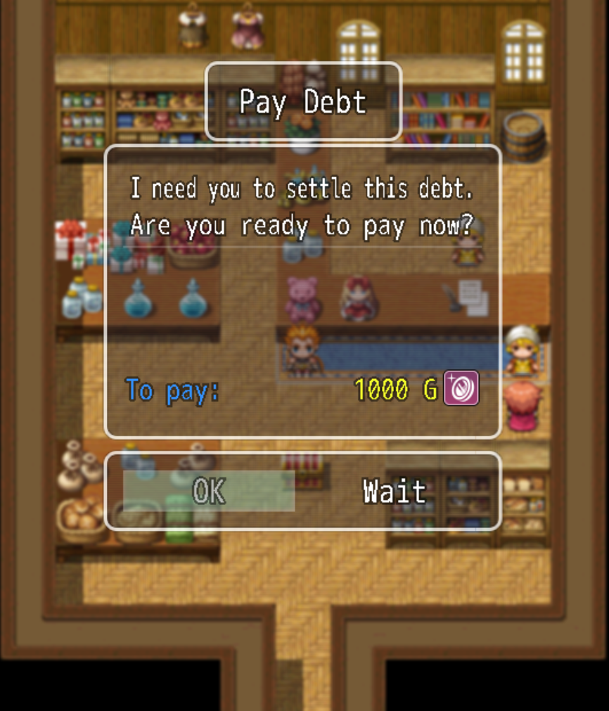 Screenshot 5 for RPG Maker MV/MZ - Pay the Bill + Advanced Order System