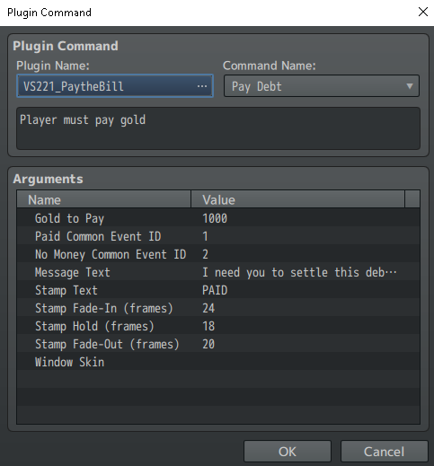 Screenshot 8 for RPG Maker MV/MZ - Pay the Bill + Advanced Order System