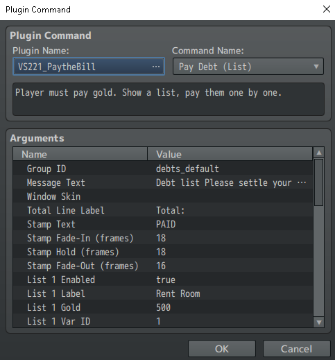 Screenshot 10 for RPG Maker MV/MZ - Pay the Bill + Advanced Order System