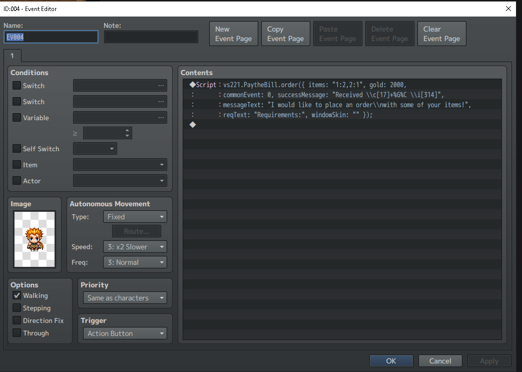 Screenshot 12 for RPG Maker MV/MZ - Pay the Bill + Advanced Order System