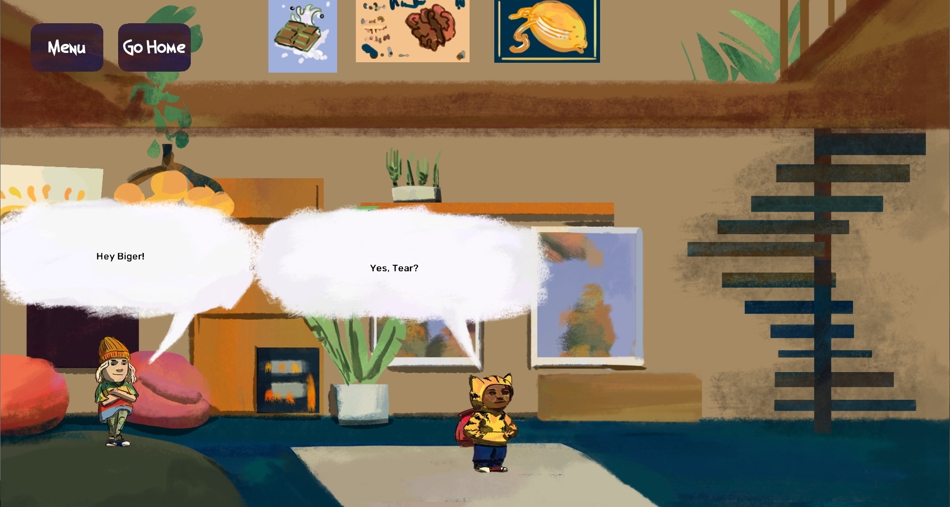 Screenshot 2 for Biger & Tear in An Adventure with Biscuits