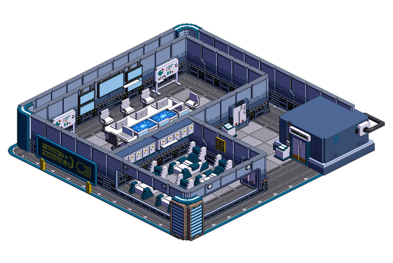 Isometric Science Lab by monogon