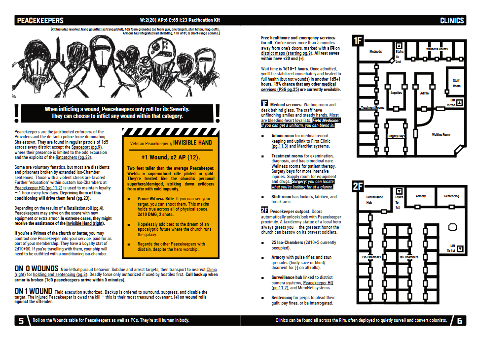 Screenshot 3 for Providers - A Dystopian Sandbox for the Mothership RPG