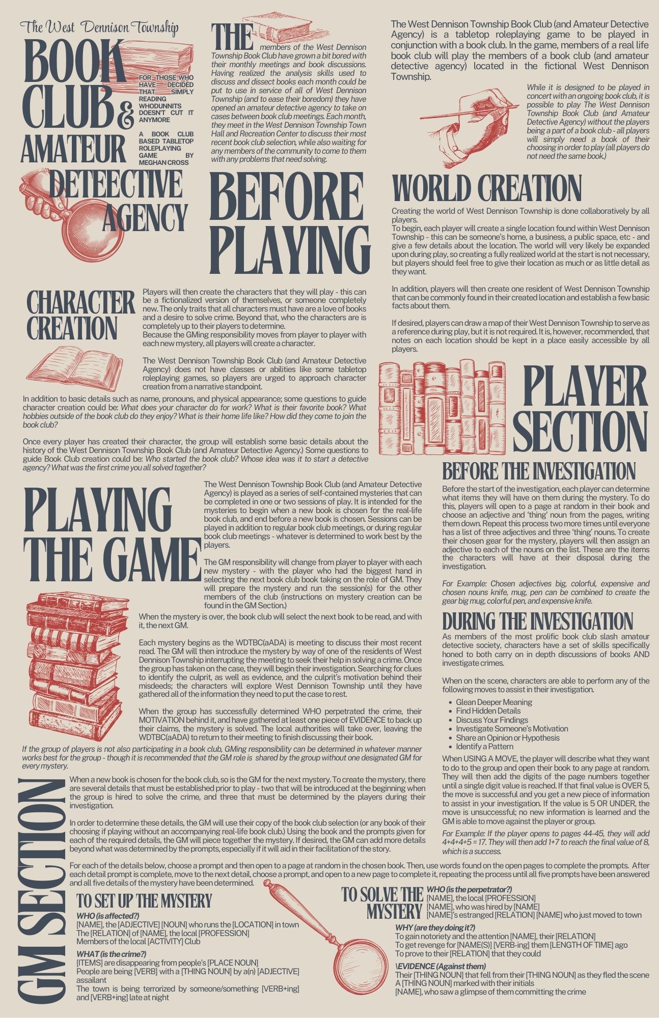 Screenshot 2 for The West Dennison Township Book Club (and Amateur Detective Agency)