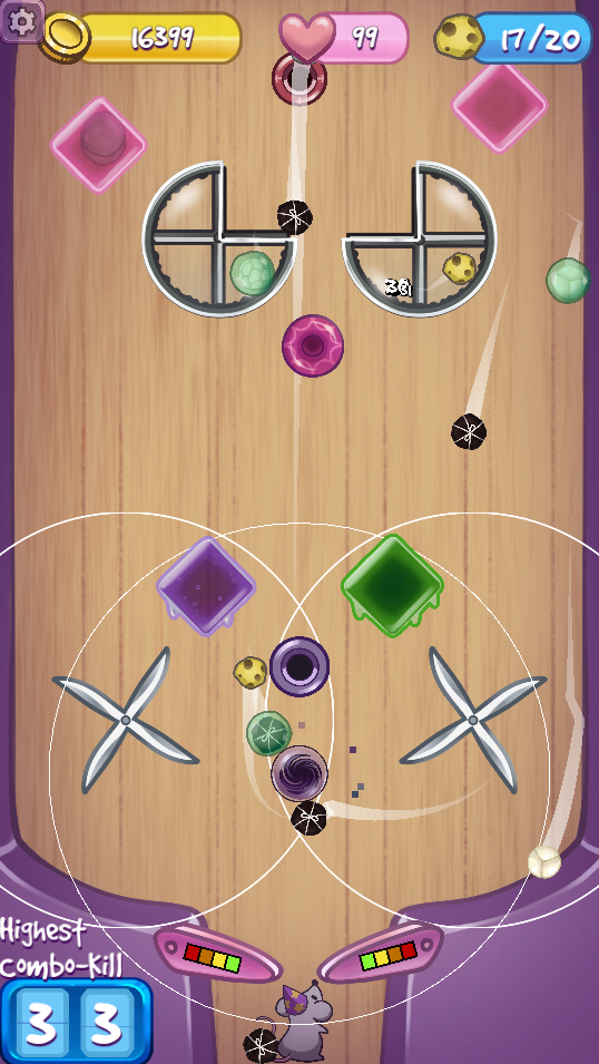Screenshot 3 for Percy's Pinball Tower Defence