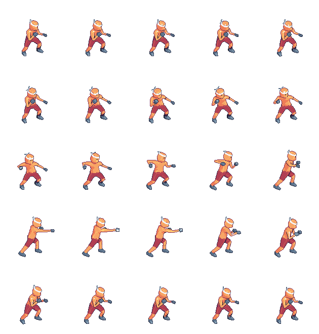 Free 8-Directional Melee Character by Hormelz