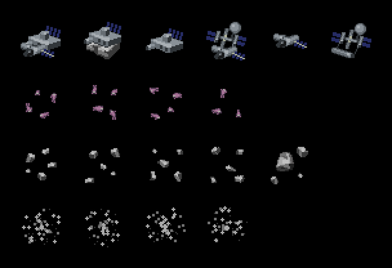 free planets|stars|derelicts sprites by Flavrius