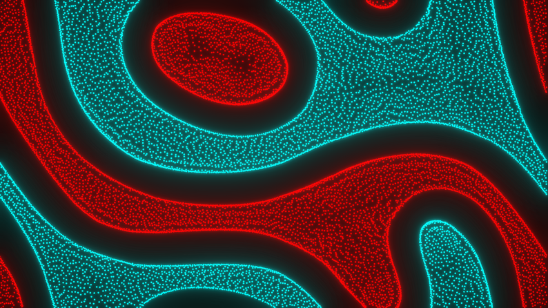 Particle Life Simulator by Polymorphic Games, DapperNurd, Mello Jello