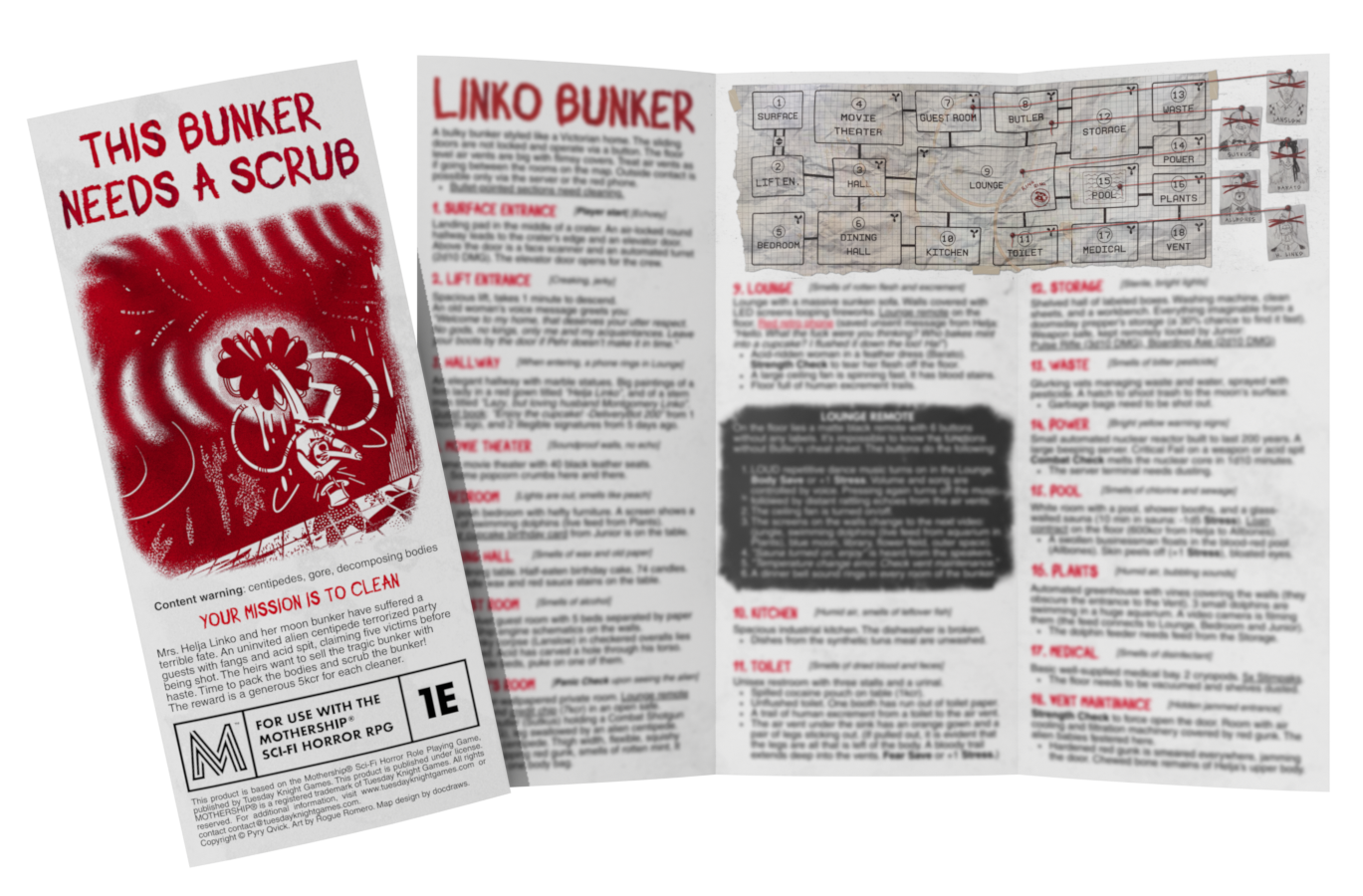 Screenshot 2 for This Bunker Needs A Scrub: A Mothership RPG Pamphlet Adventure