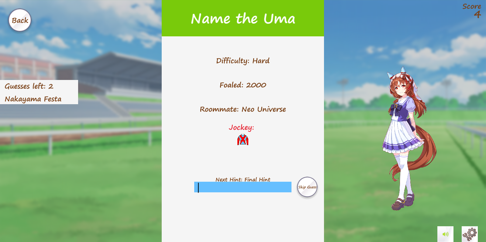 Screenshot 5 for UmaGuesser