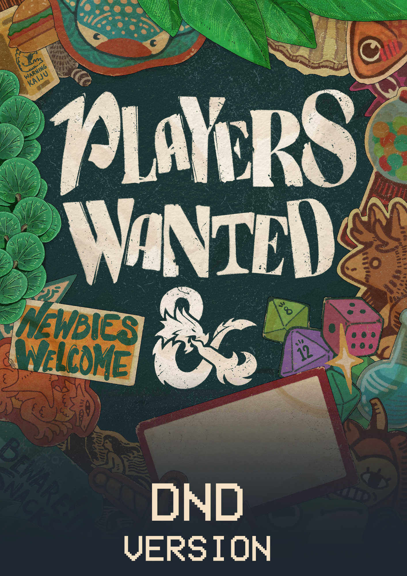 Screenshot 4 for Free "Players Wanted" TTRPG Poster - DnD, Daggerheart, D20