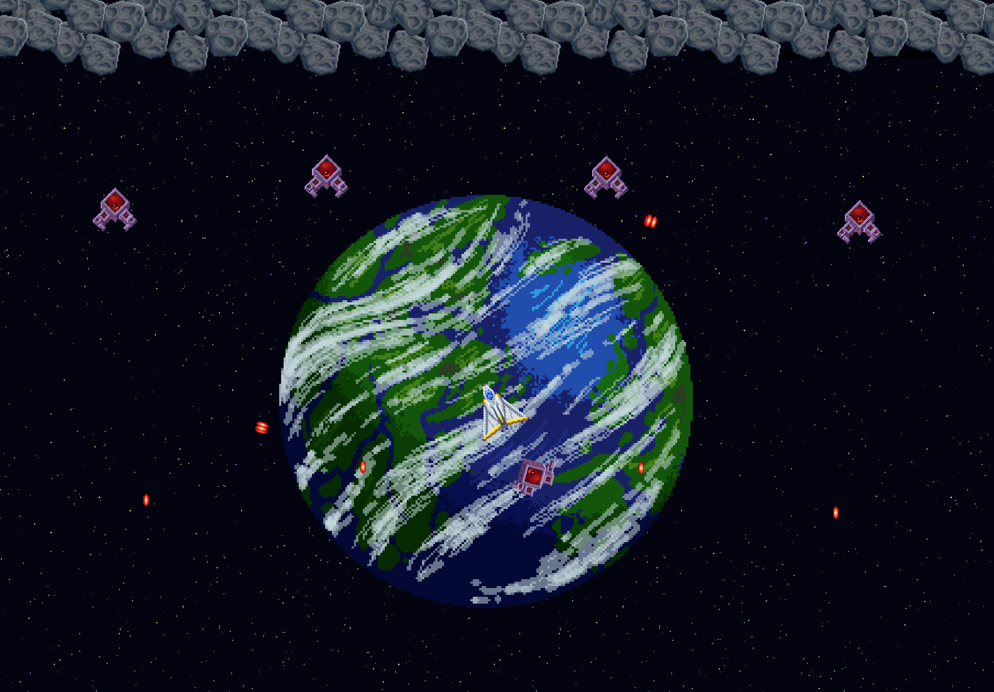 Alien Attack - 2D Shooter game by Pietrasn
