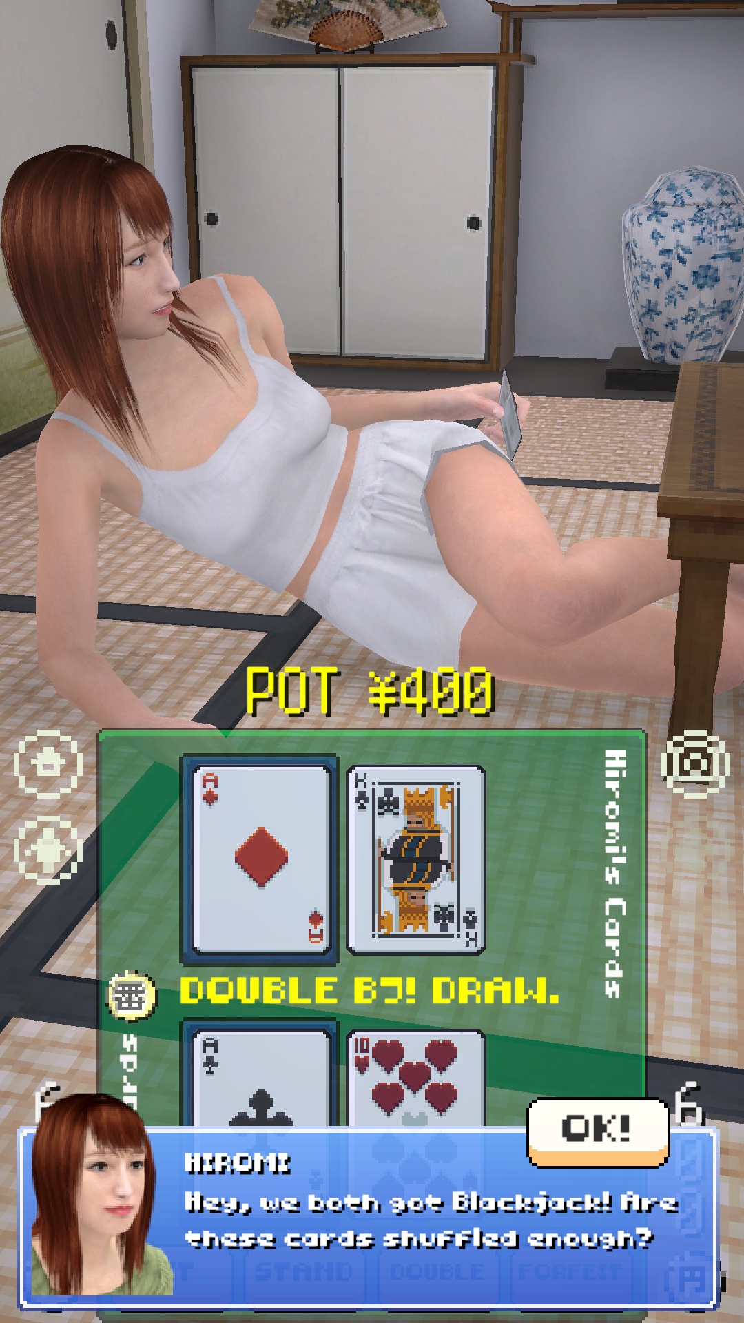 Screenshot 4 for Girlfriend Blackjack Hiromi (Google Play)