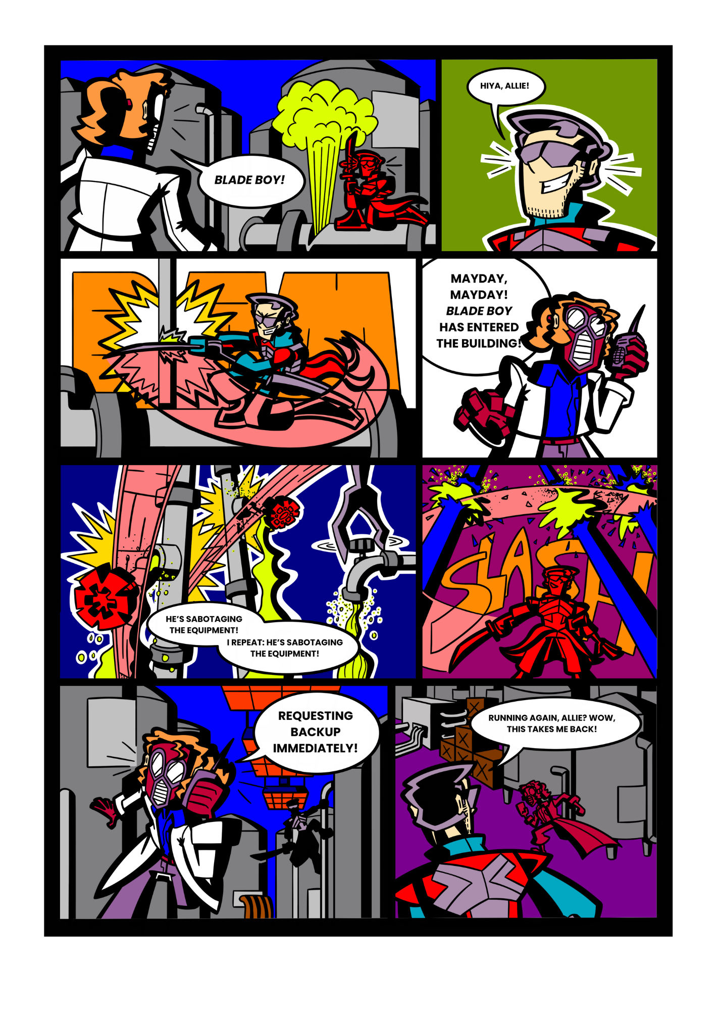 Screenshot 3 for BLADE BOY #04 - 'A Chemical Complication'