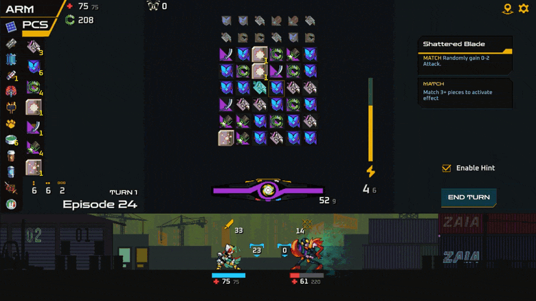 Screenshot 3 for Match Morphosis: Match-3 Roguelike