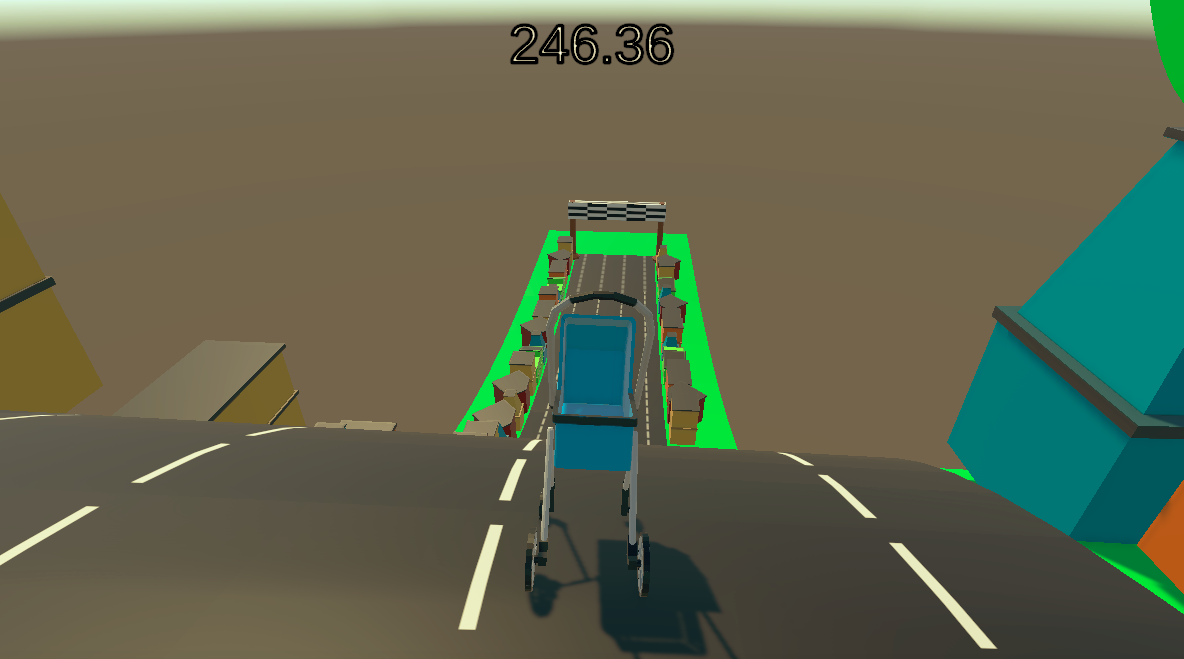 Stroller Racing baby Stroller racing by Egan Li