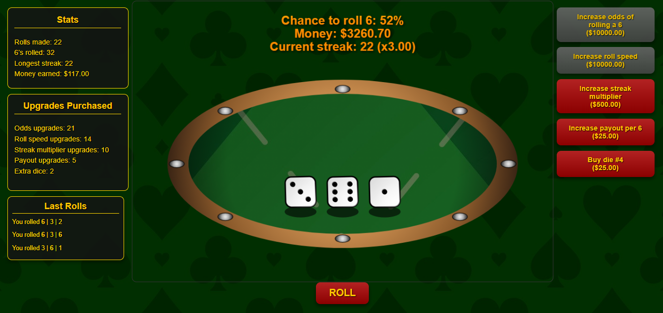 Screenshot 2 for Unfair Rolls