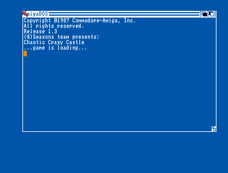 Screenshot 5 for Chaotic Crazy Castle for Commodore AMIGA 500