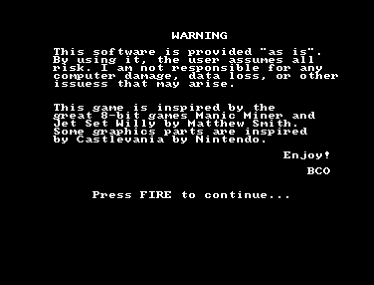 Screenshot 7 for Chaotic Crazy Castle for Commodore AMIGA 500