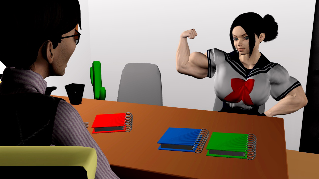 Screenshot 2 for Muscular girl Melanie