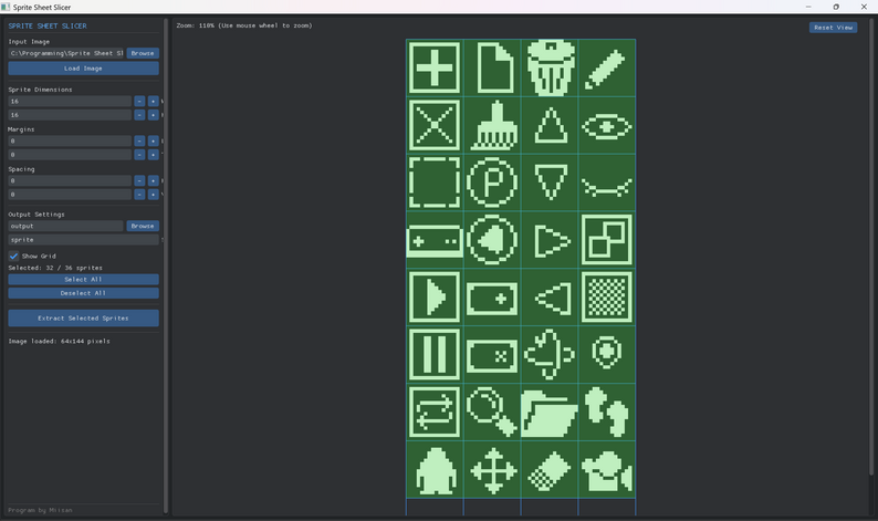 Sprite Sheet Slicer by Miisan