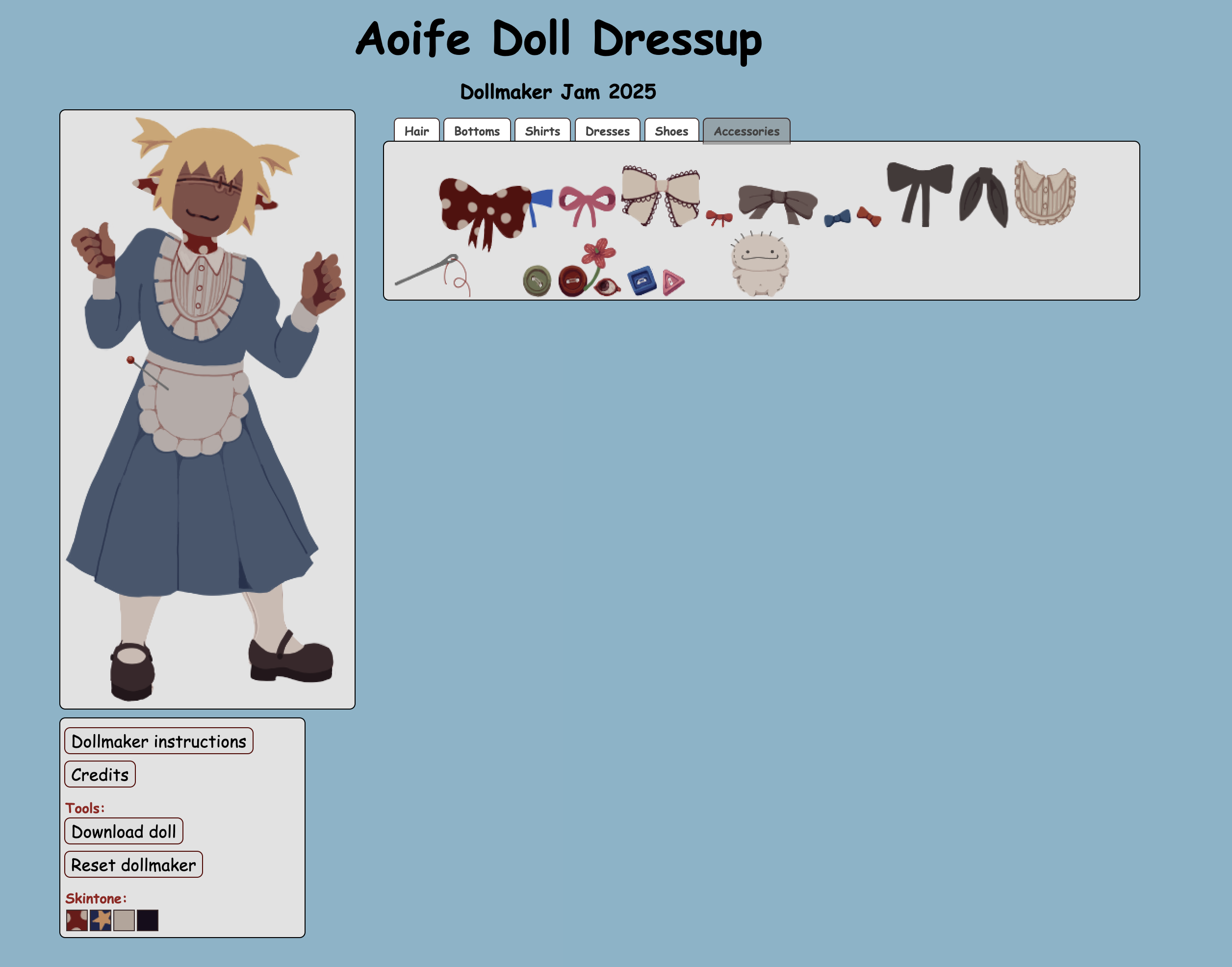 Screenshot 2 for Aoife Doll Dressup