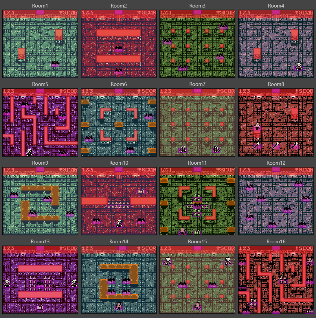 Screenshot 2 for Dungeon Trials GameBoy Prototype