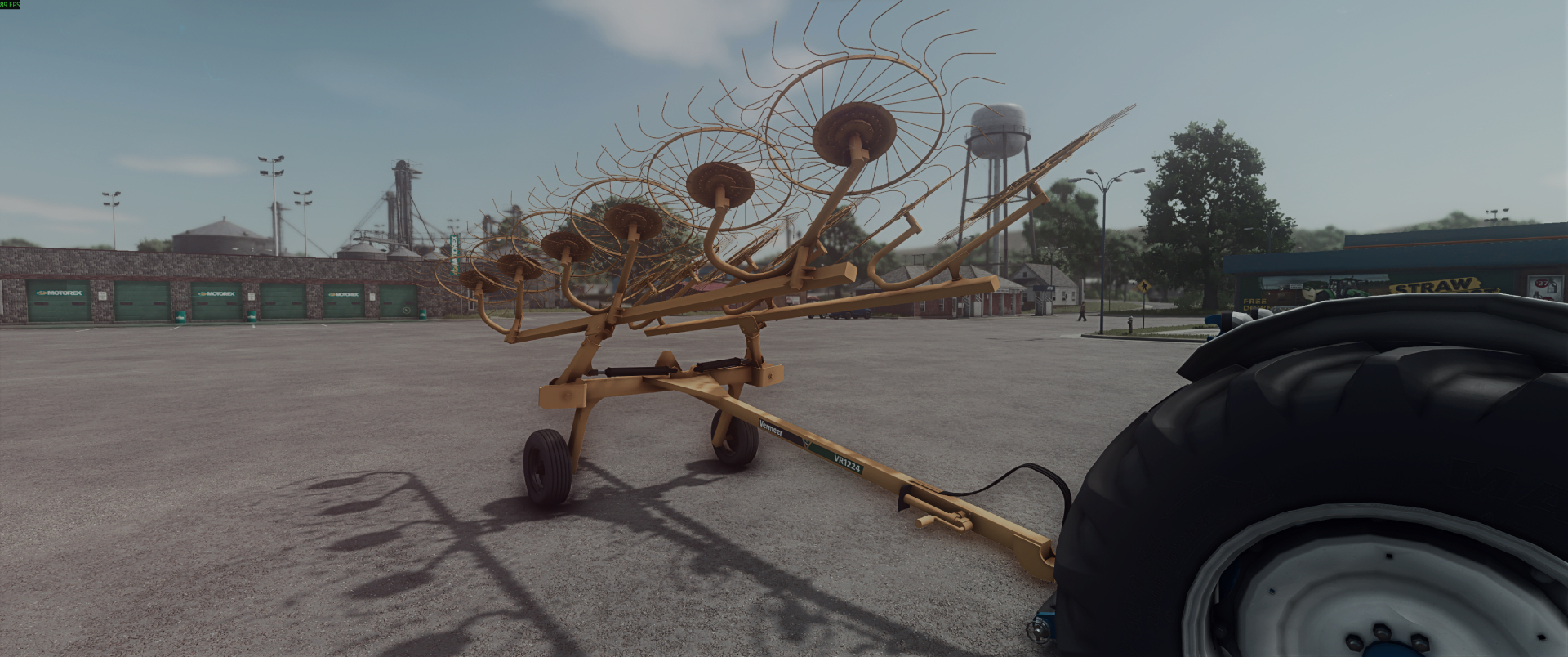 Screenshot 4 for FS25 Vermeer VR1224 Windrower