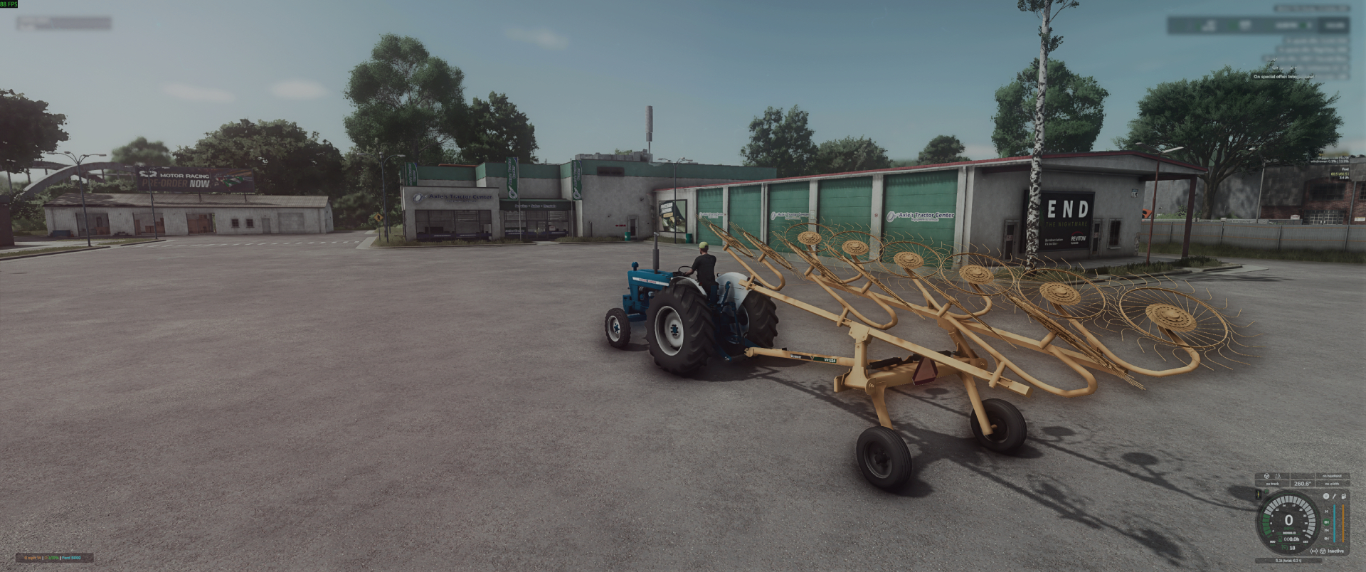 Screenshot 3 for FS25 Vermeer VR1224 Windrower