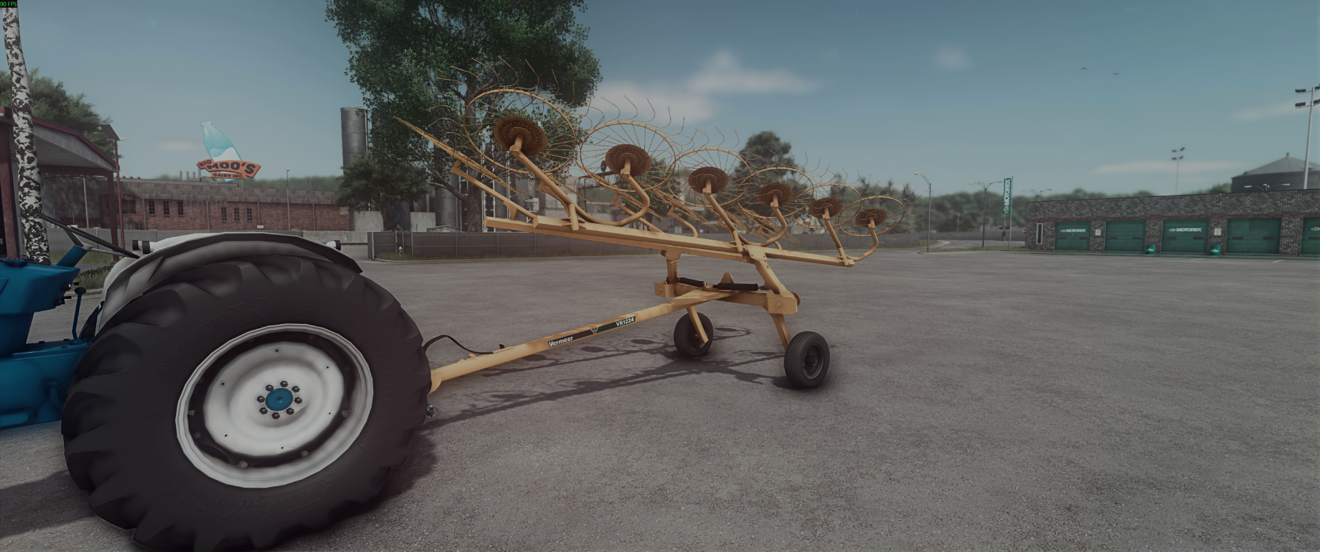 Screenshot 2 for FS25 Vermeer VR1224 Windrower
