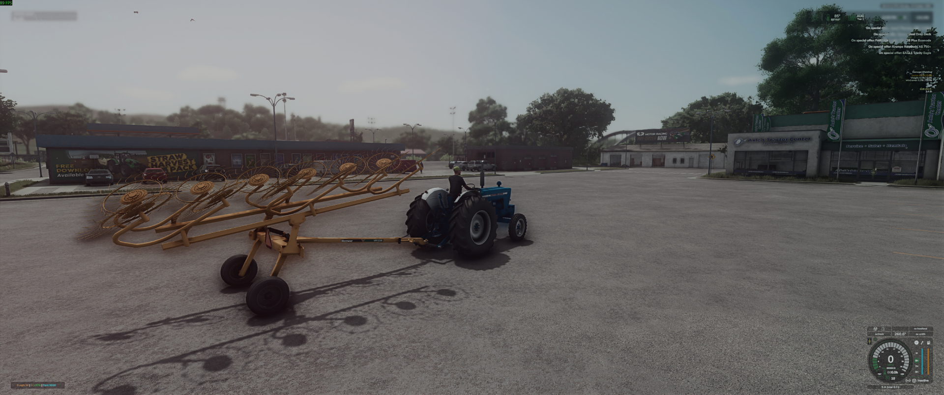 Screenshot 5 for FS25 Vermeer VR1224 Windrower