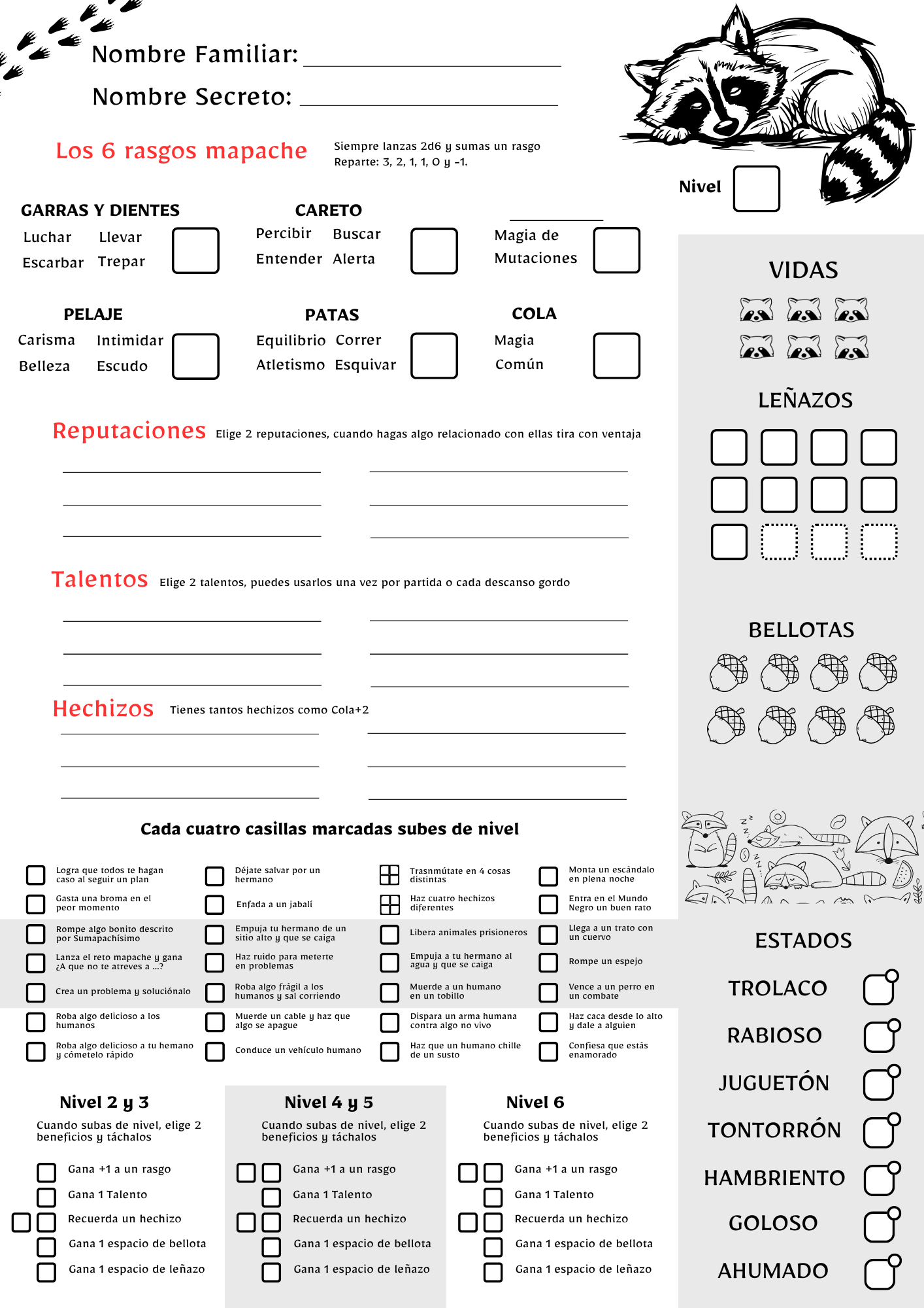 Screenshot 2 for ¡MAPACHES! version texto plano