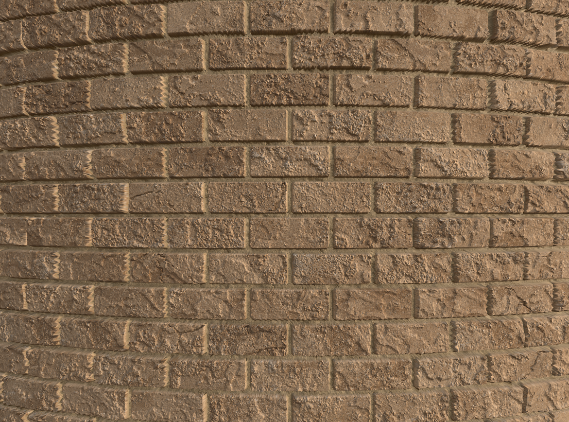 Desertscape Bricks Desert Temple Bricks – Clean Form-4K by AMANIIE