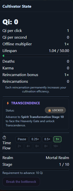 Screenshot 2 for Xianxia Idle V2.0