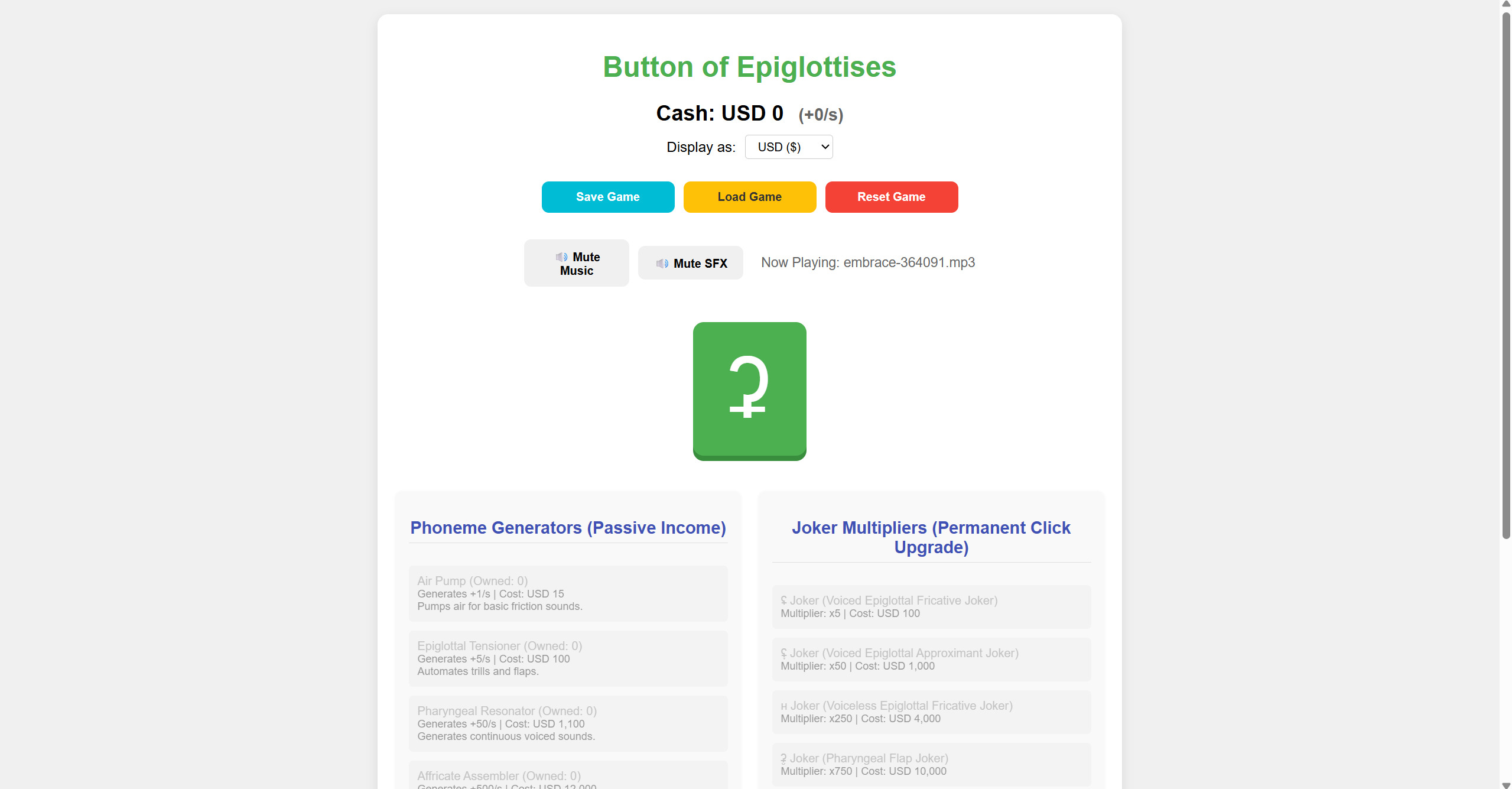 Screenshot 2 for Button of Epiglottises