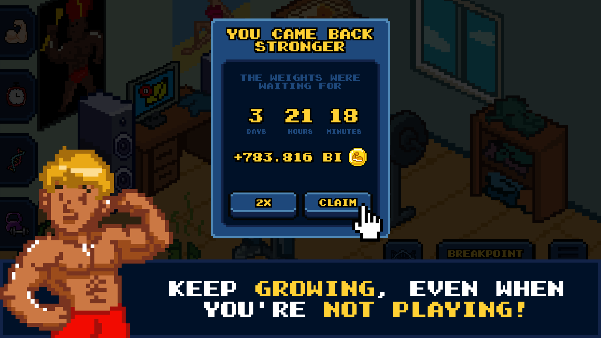 Screenshot 4 for No click No gain - demo