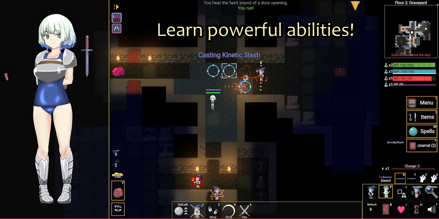 Kinky Dungeon (web version) screenshot 3