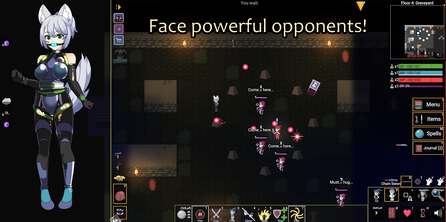 Kinky Dungeon (web version) screenshot 5