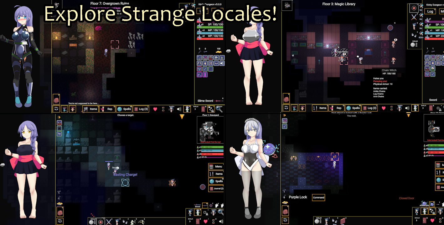 Kinky Dungeon (web version) screenshot 4