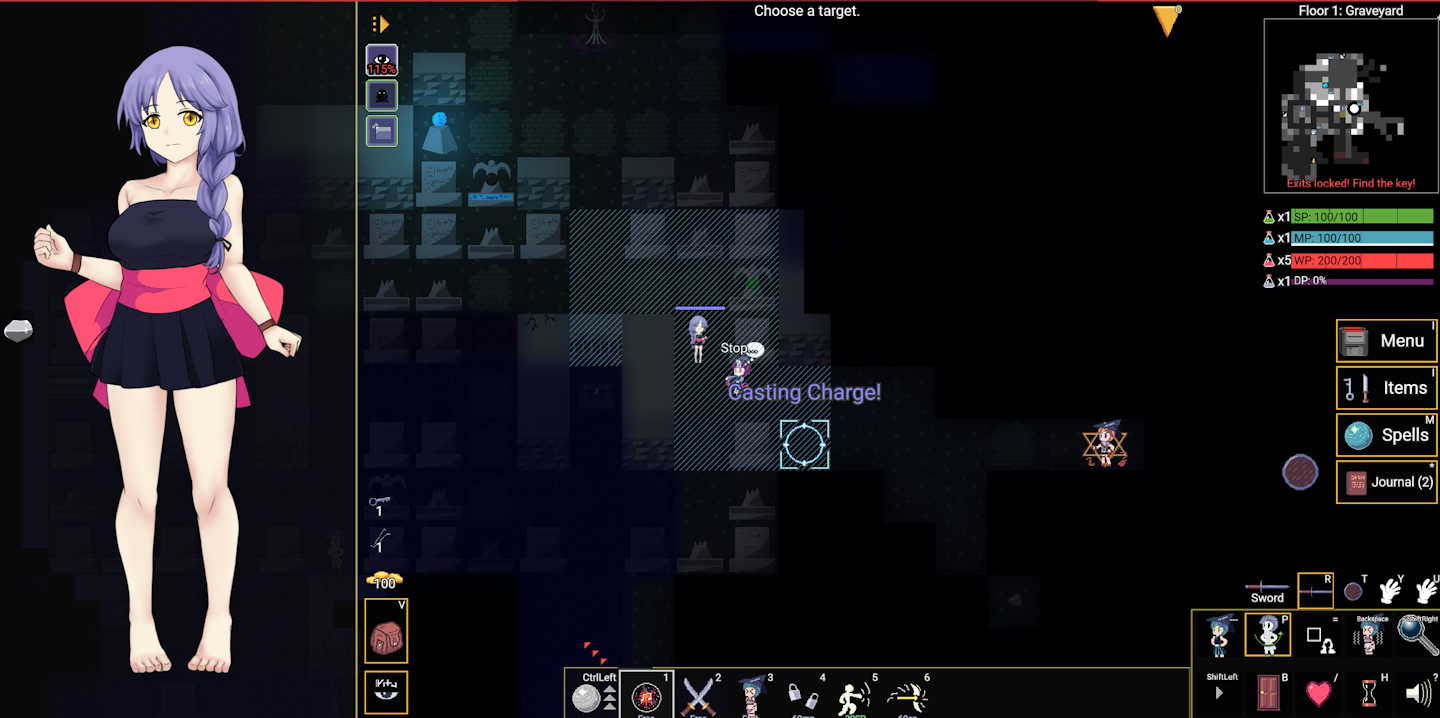 Kinky Dungeon (web version) screenshot 2