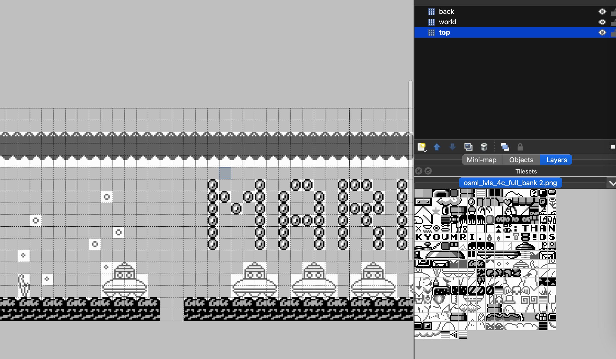 Super Mario Land World 2 Tiled - Super Mario Land World 3 and 4