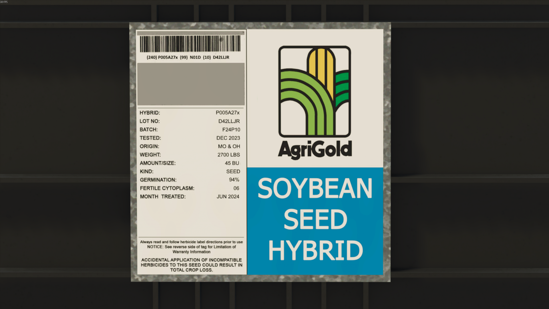 Screenshot 4 for FS25_LAC_SeedProBoxPackStandardPricing