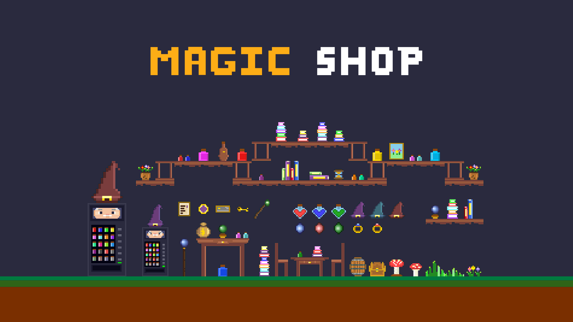 Magic Shop Asset Pack by Pixless