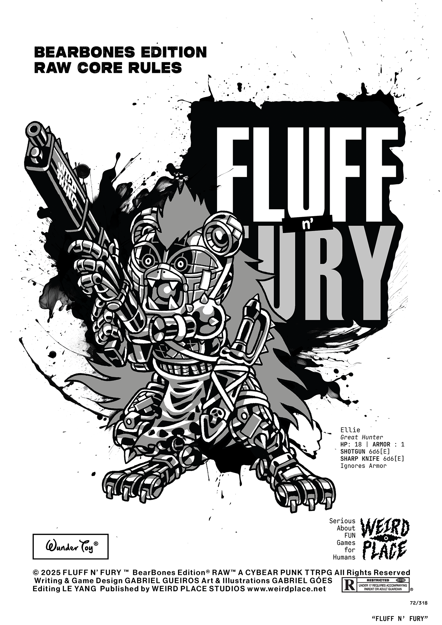 Screenshot 3 for Fluff n' Fury - BearBones Edition