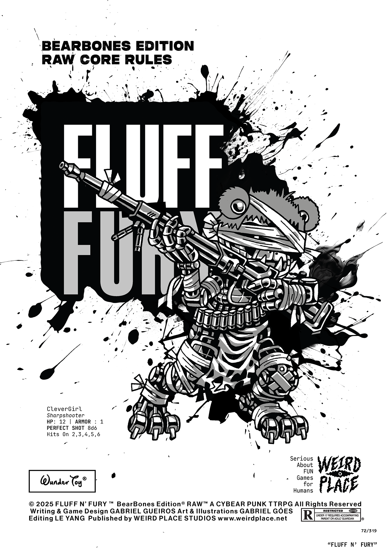 Screenshot 2 for Fluff n' Fury - BearBones Edition